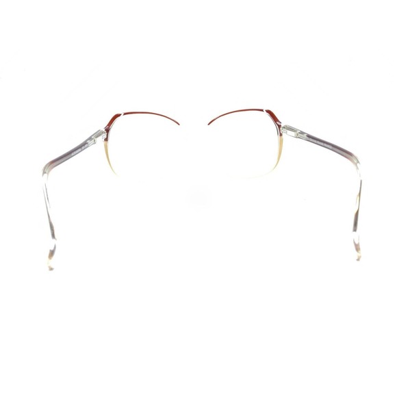 Swank Vintage Alexandra 791-090 Brown Clear Eyeglasses Frames 55-12 135 France - Picture 5 of 12